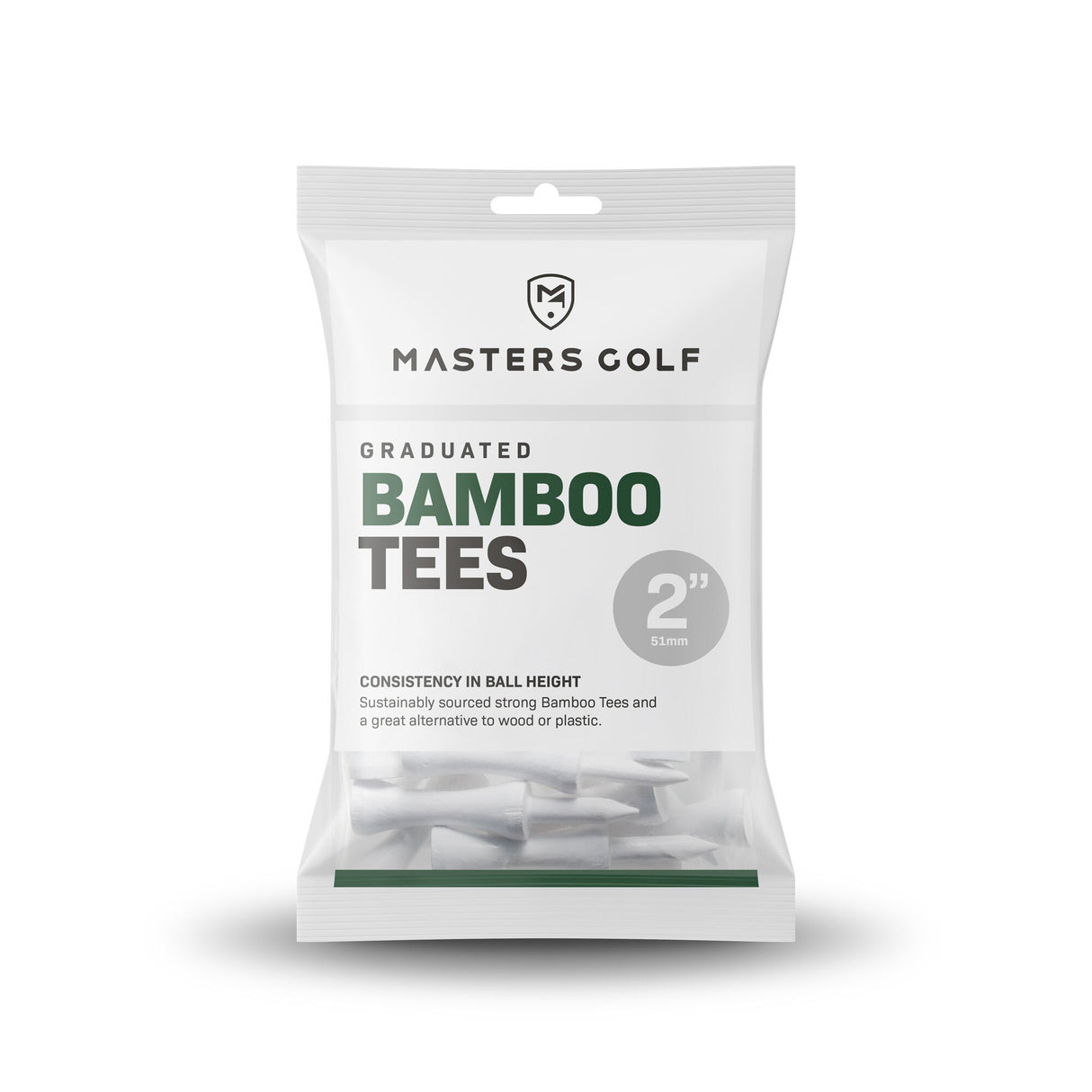 Masters Bamboo Graduated Golf Tees