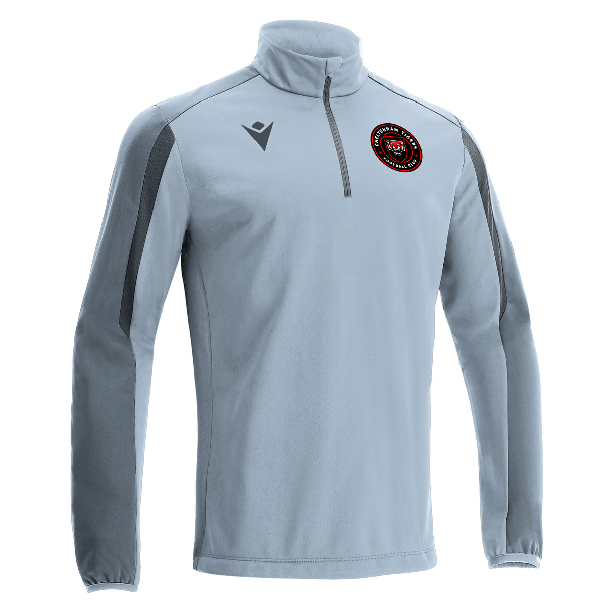 Cheltenham Tigers FC Arno 1/4 Zip - Silver/Grey