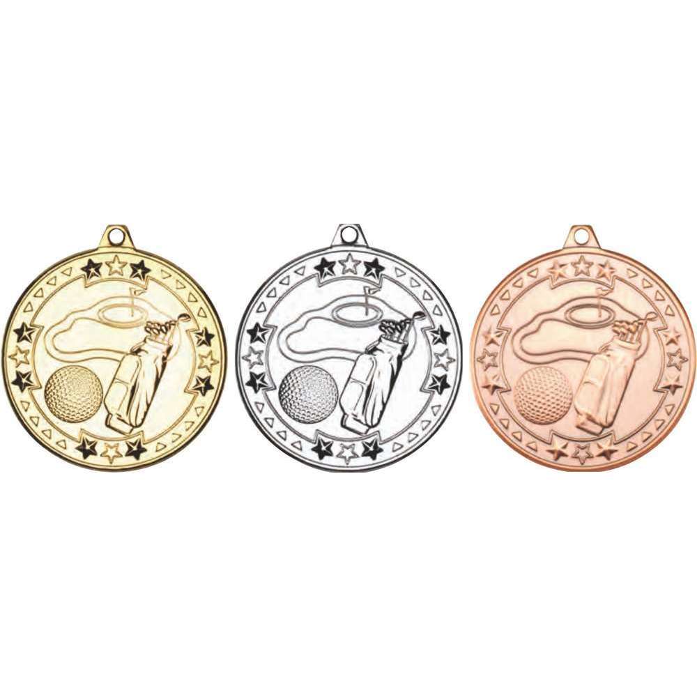 100 x Golf Sports Medals