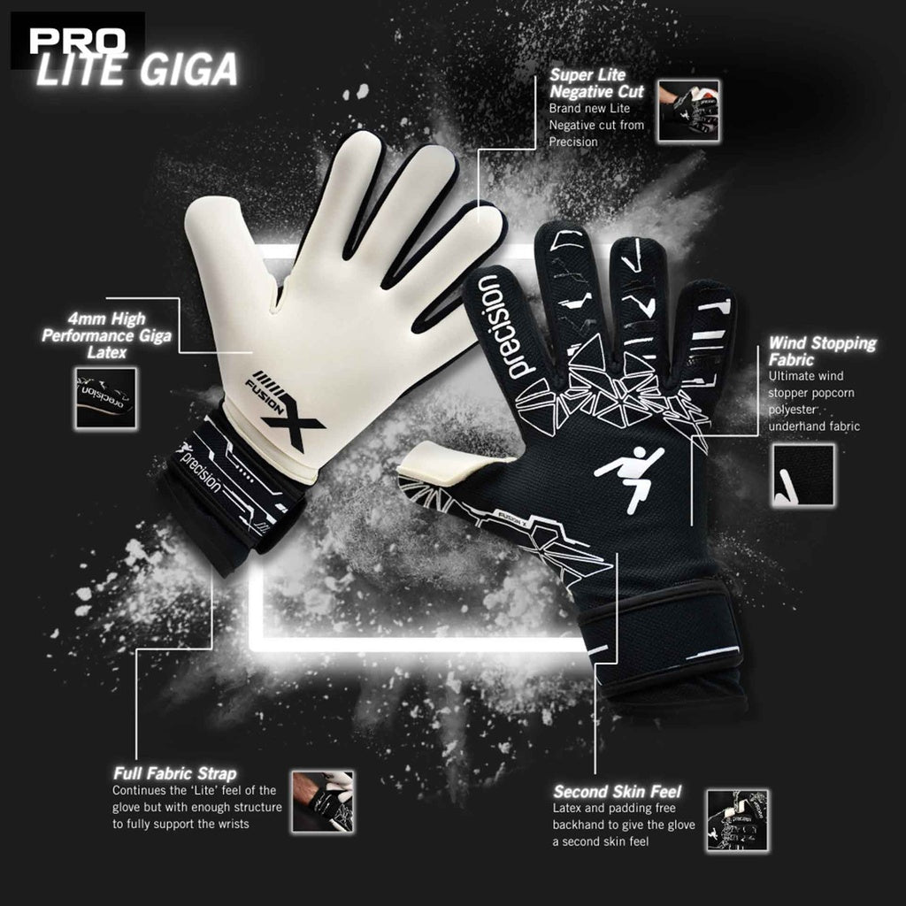 Precision Junior Fusion X Pro Lite Giga GK Gloves