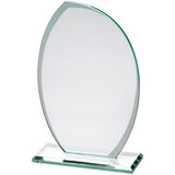 Jade Glass Plaque With Frosted Sides (6mm Thick)