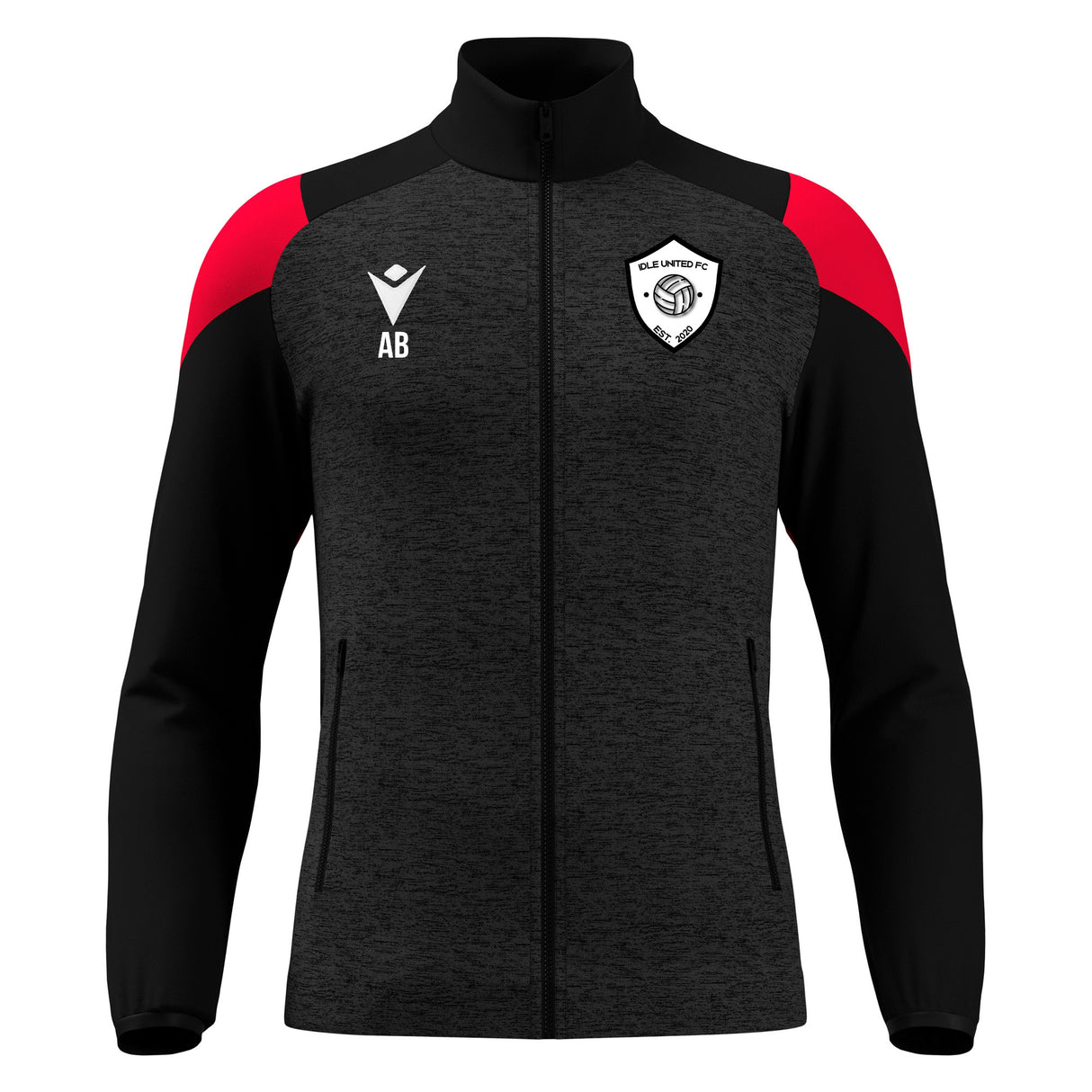 Idle Utd JNR Macron Vanir Full Zip Top