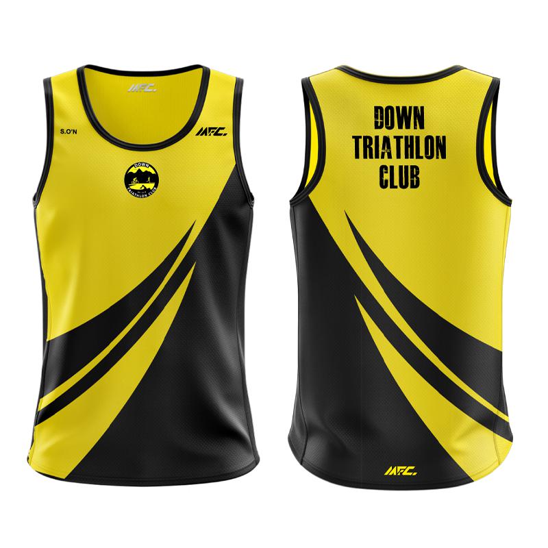 Down Triathlon Club Running Vest - Adult