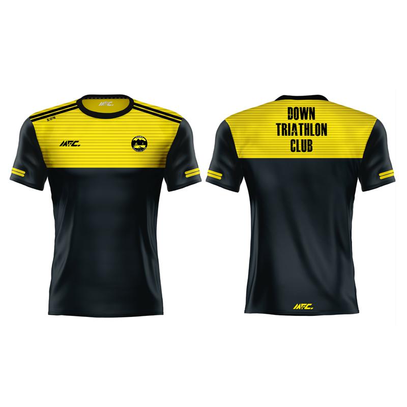 Down Triathlon Club Training Jersey - Ladies Fit