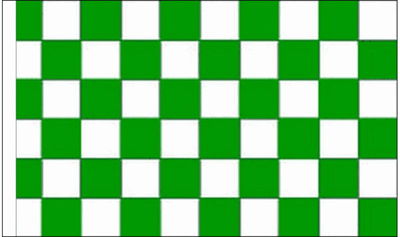 Green/White Chequered Flag