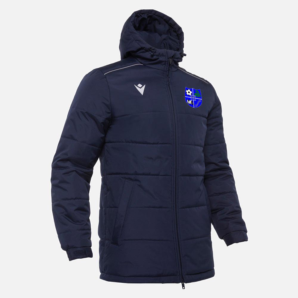 KRFC Macron Gyor Padded Jacket Navy - Adult