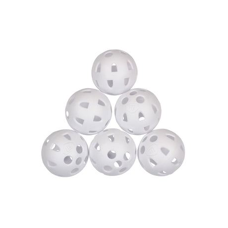 Masters Airflow Practice Balls White (Pack of 6) - Golf, Golf Balls, Masters - KitRoom