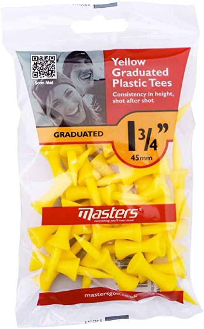 Masters Plastic Graduated Golf Tees - KitRoom