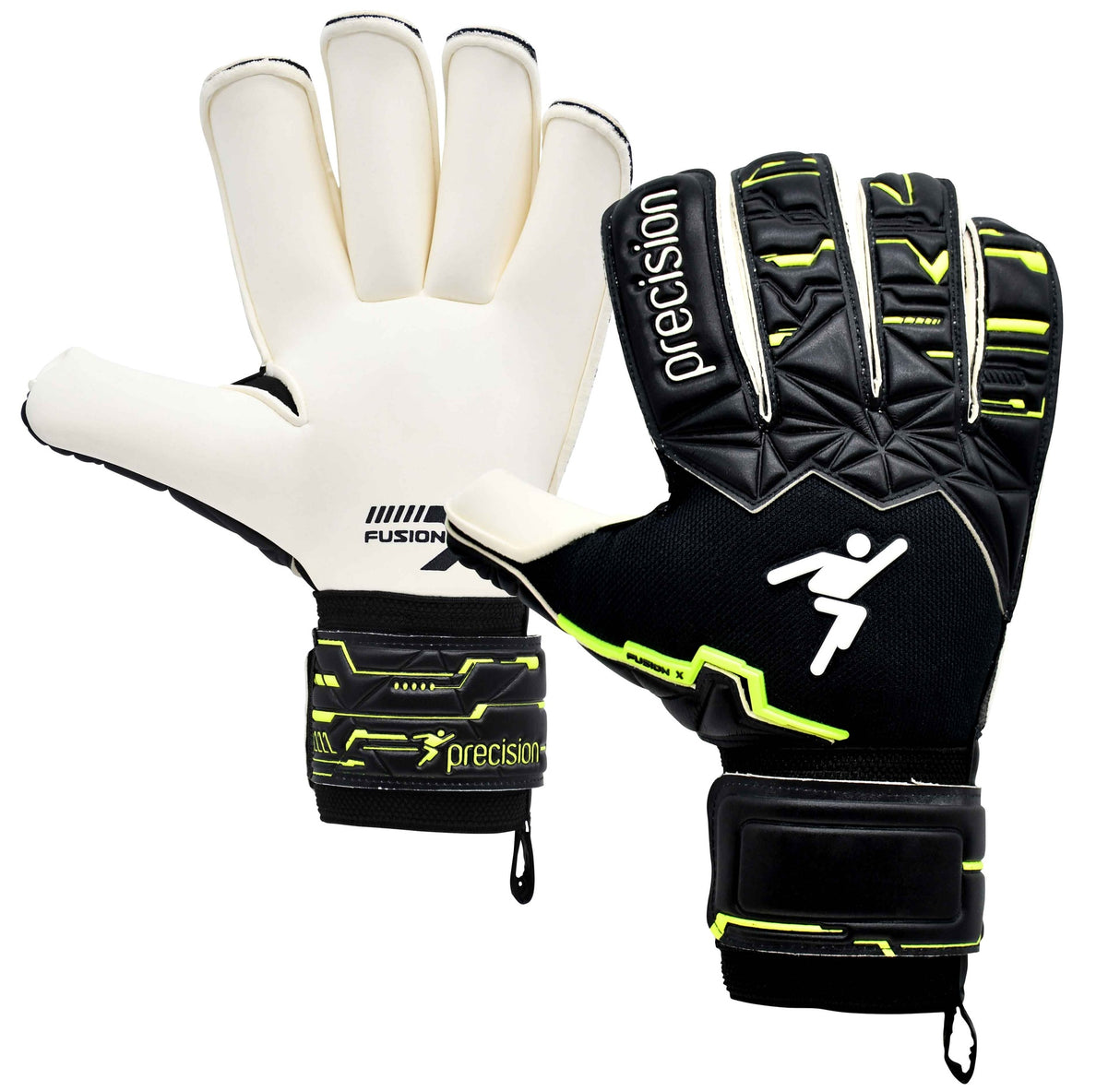 Precision Junior Fusion X Pro Roll Finger Giga GK Gloves