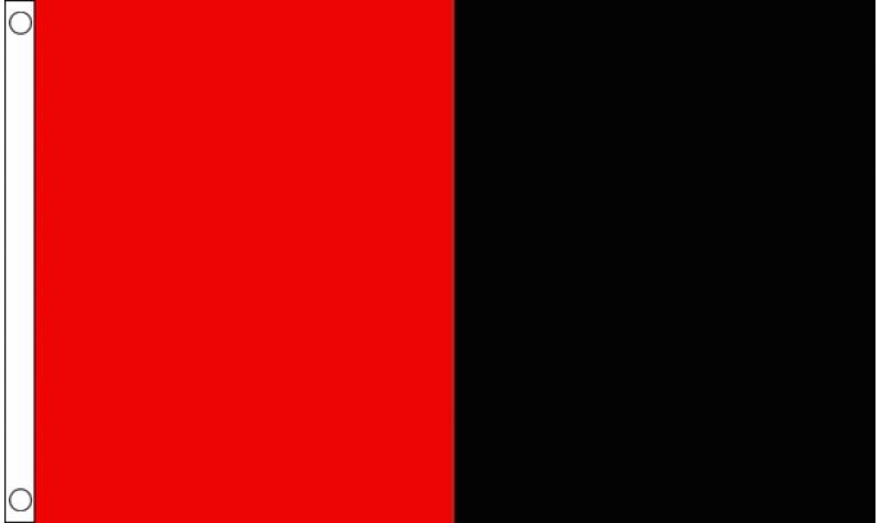 Red/Black Irish County Flag