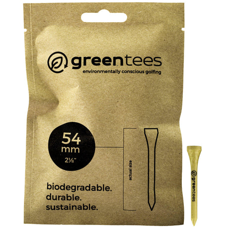 Standard Biodegradable Bamboo Golf Tees (Pack 20)