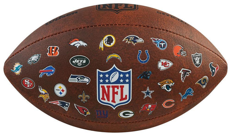 AMERICAN FOOTBALL - WILSON NFL BALLS - ALL SIZES AND DESIGNS - OFFICIAL  MERCHAND